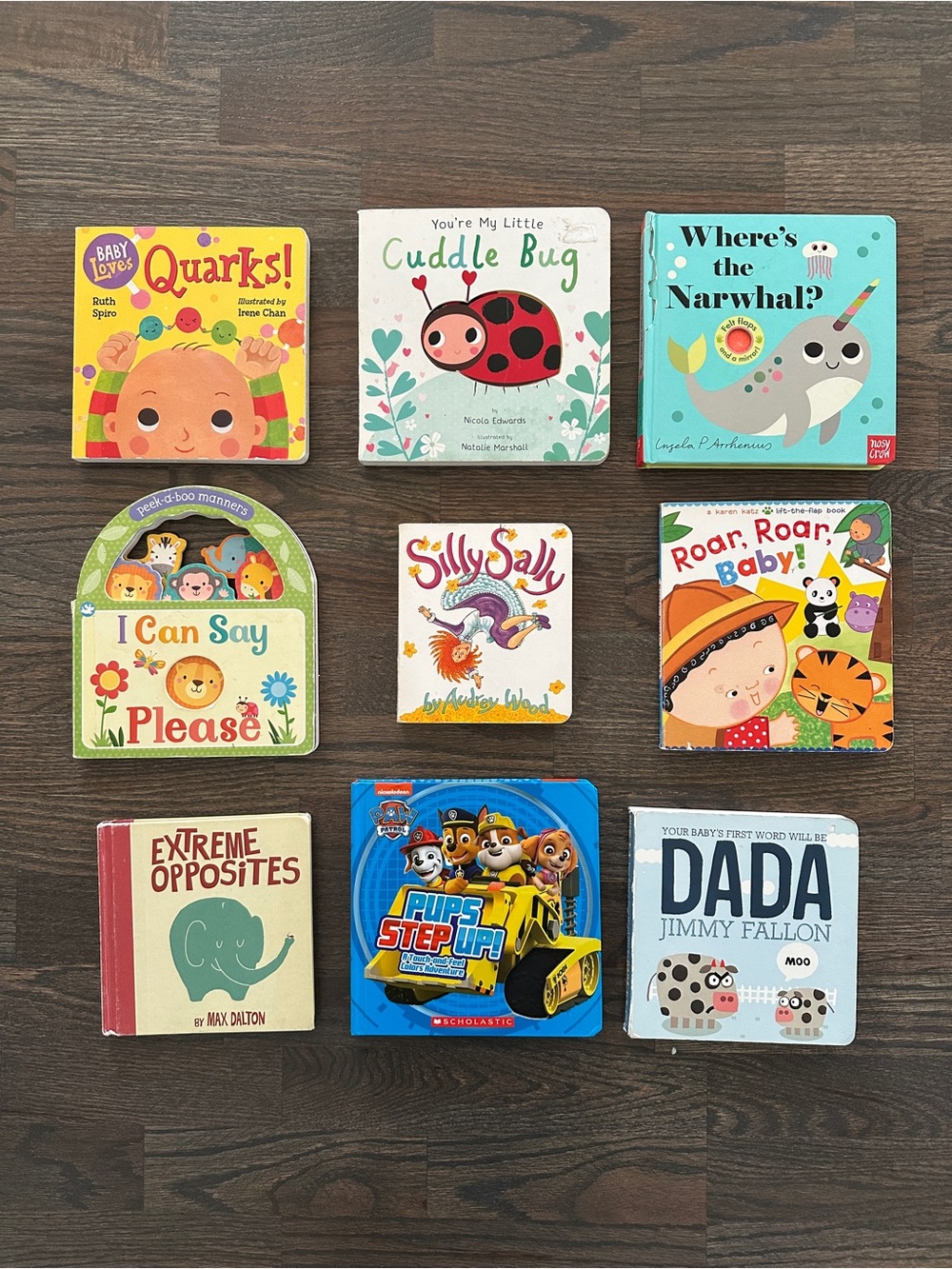 9 Toddler Baby Popular Board Books - Used